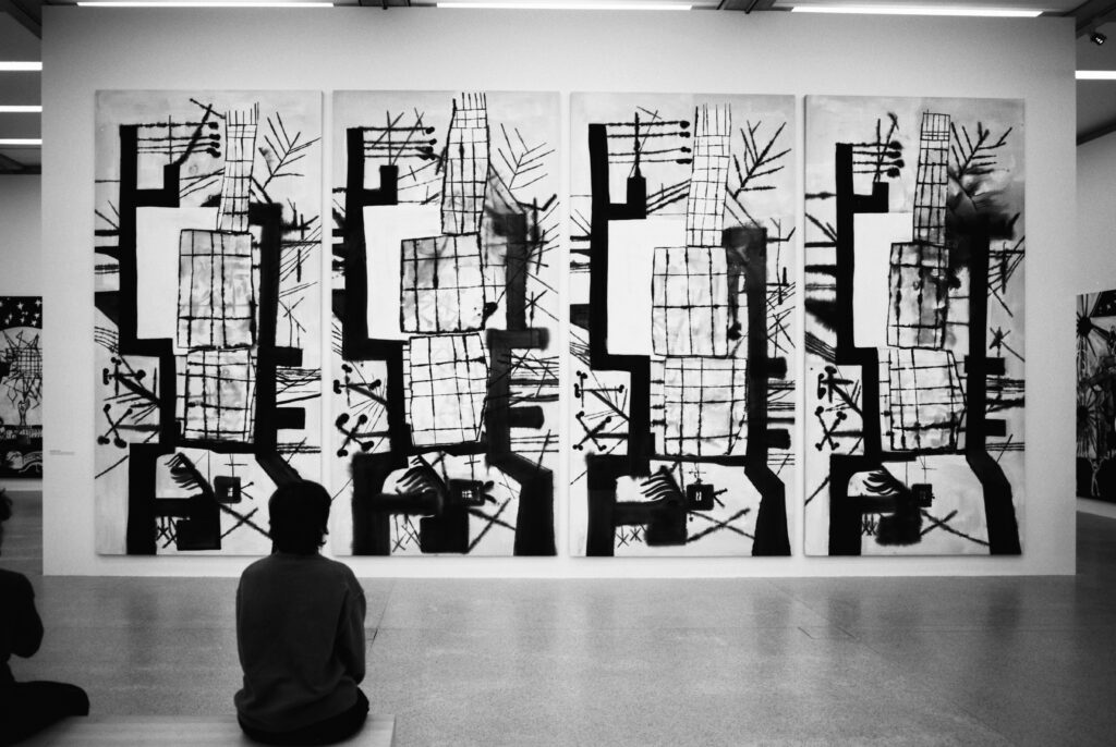 Mumok Wien Shh von Tobias Pils / Leica Monopan 50